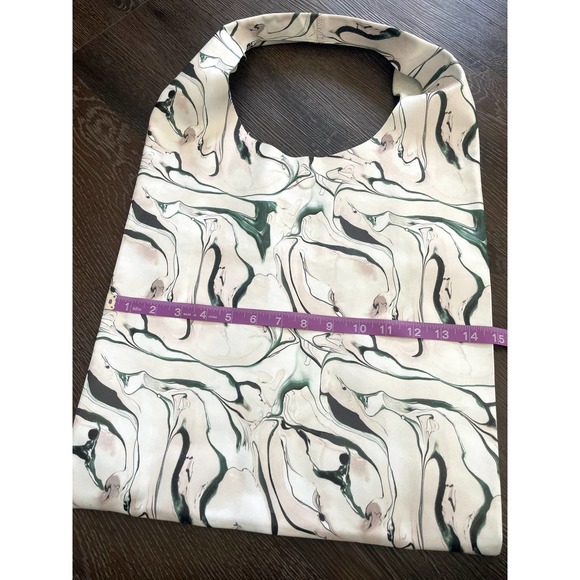 🕊️COS Marbled Genuine Leather Tote Shoulder Bag White Pink - Picture 7 of 12